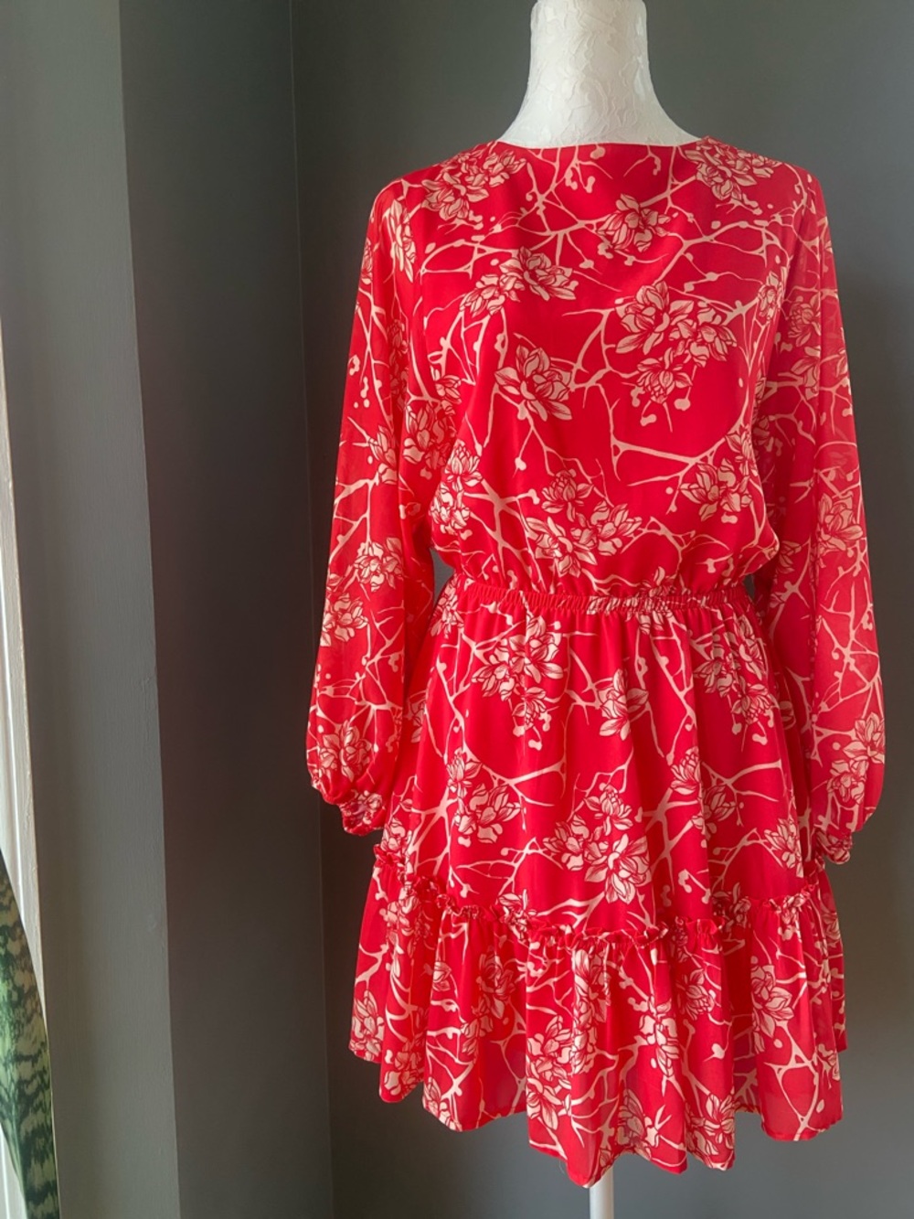 Flying Tomato  Floral Long-Sleeve Dress